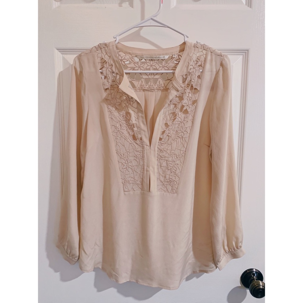 Women’s Beige Long Sleeve Blouse